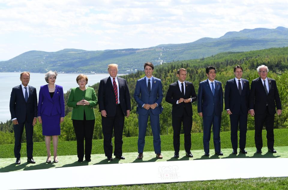  The fractious G7 summit broke up last night with only a very basic agreement possible between the leaders