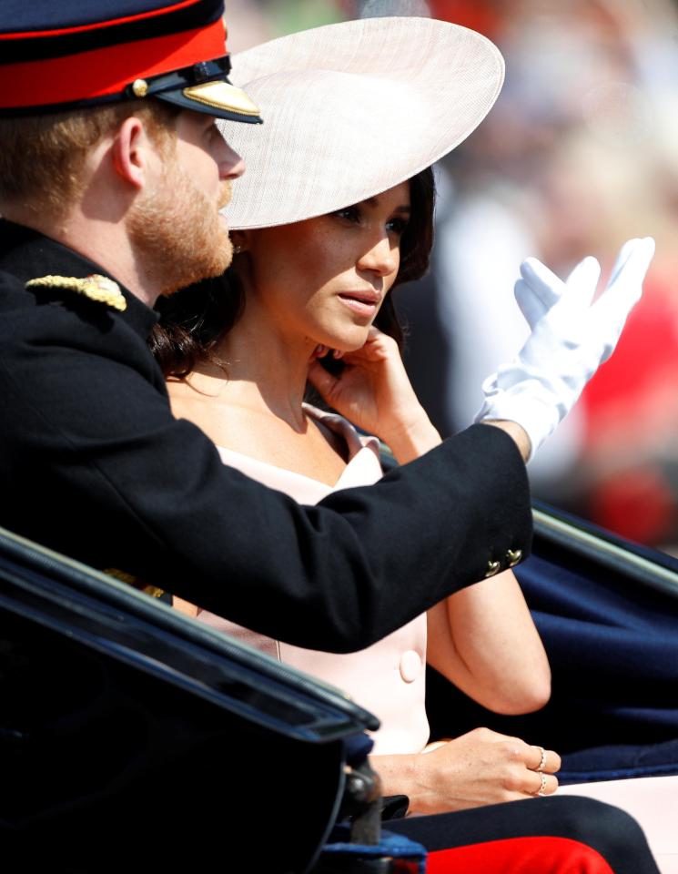  Meghan Markle attended her first Trooping the Colour parade