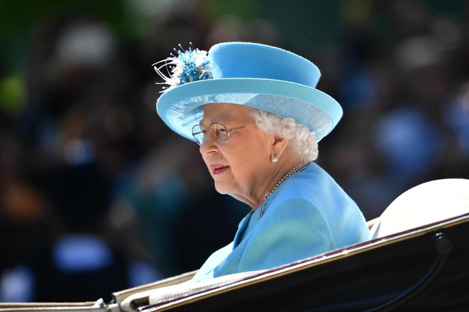  The Queen in attendance at the event to mark her official birthday