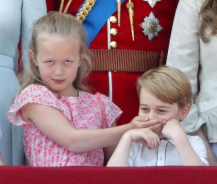  Savannah stole the show during the Trooping the Colour royal balcony appearance