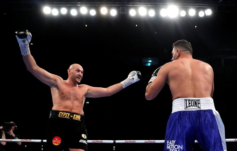 Tyson Fury had EVERYTHING his own way in the ring in his big comeback fight in Manchester