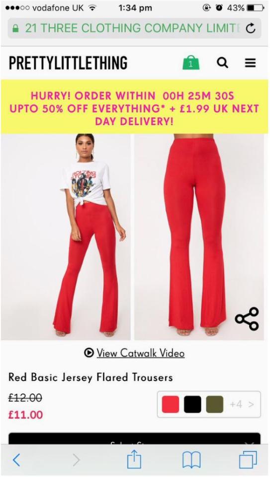  These high rise trousers looked great online...