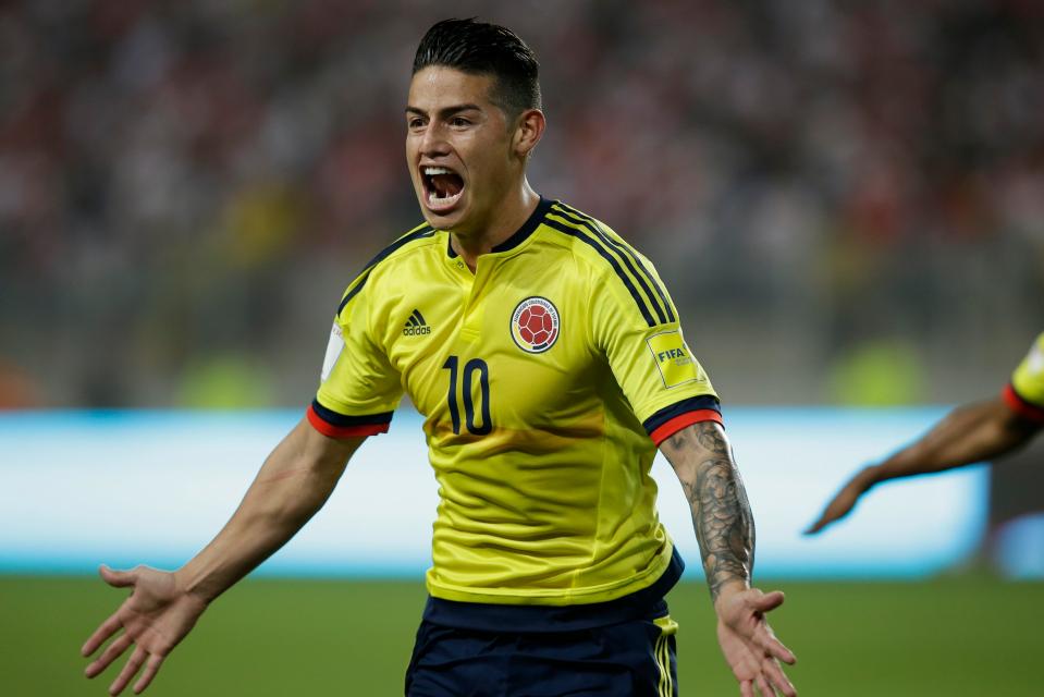  Colombia will probably seek more inspiration from James Rodriguez than their slogan