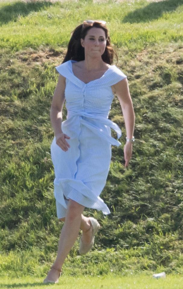  Kate wore a £39.99 Zara dress to the polo and it sold out within minutes