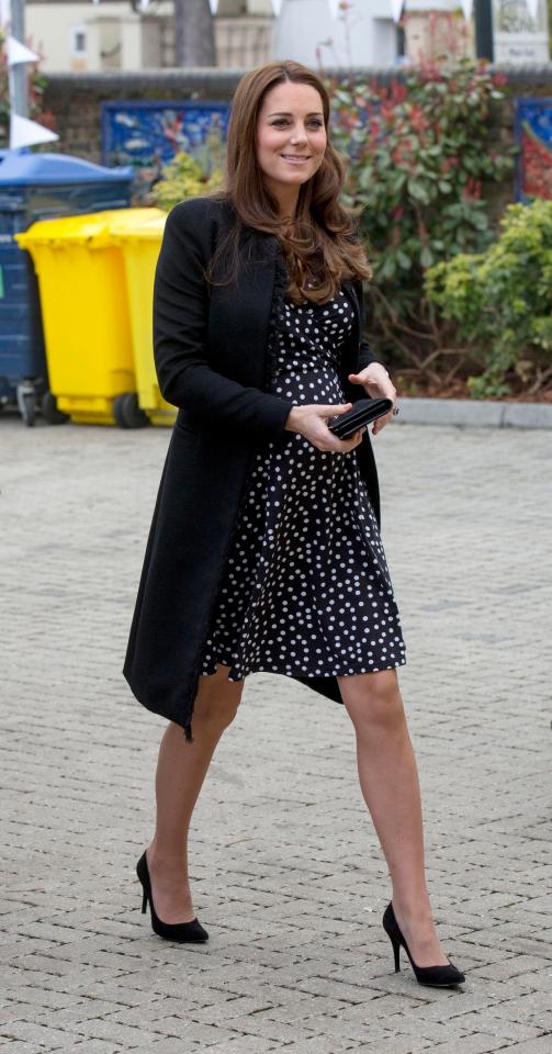  Kate Middleton works an ASOS polka dot frock