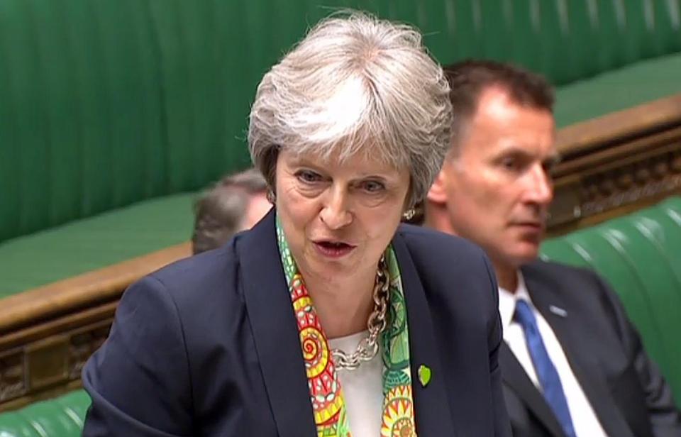  Theresa May told MPs they must think of the nation in a desperate appeal for unity among her feuding party