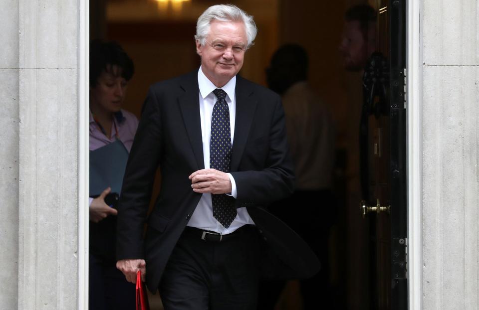  Brexit Sec David Davis and Business counterpart Greg Clark have clashed over timings of the proposed 'Max Fac' plan