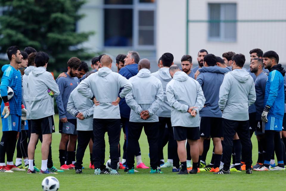  Iran's players anre now scrabbling around for decent boots to play in during the Russia World Cup