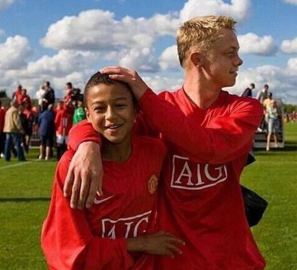  Jesse Lingard was a small lad, but still impressed Man Utd with his skills on the pitch