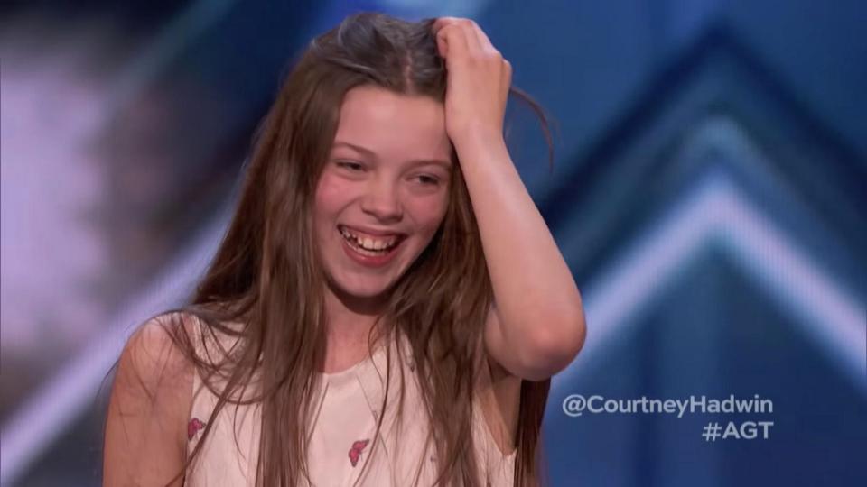 Courtney Hadwin performed on America's Got Talent 