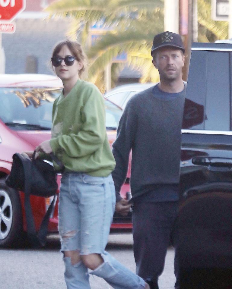  Chris Martin and Dakota Johnson stepped out in LA for a lunch date on Tuesday