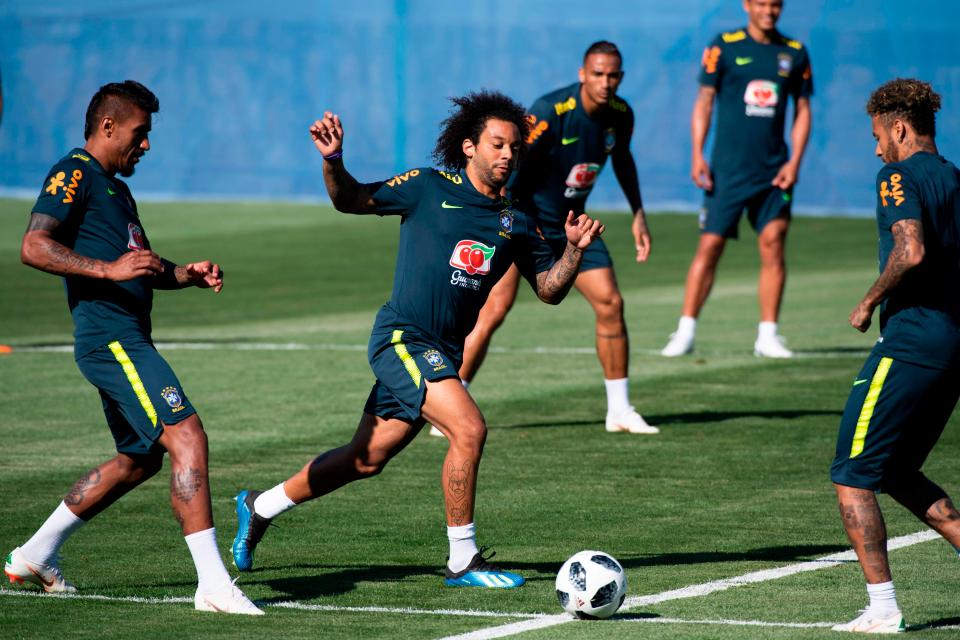  Paulinho, Marcelo and Neymar all remain from the side that went to the 2014 World Cup