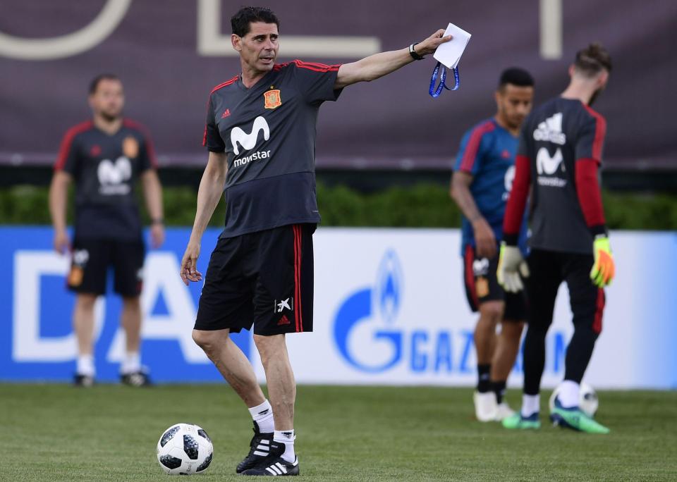  Fernando Hierro now has a huge job on his hands to maintain focus after taking on the job in quick time