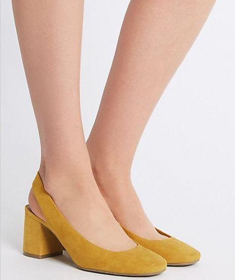 These slingback mules are super comfy