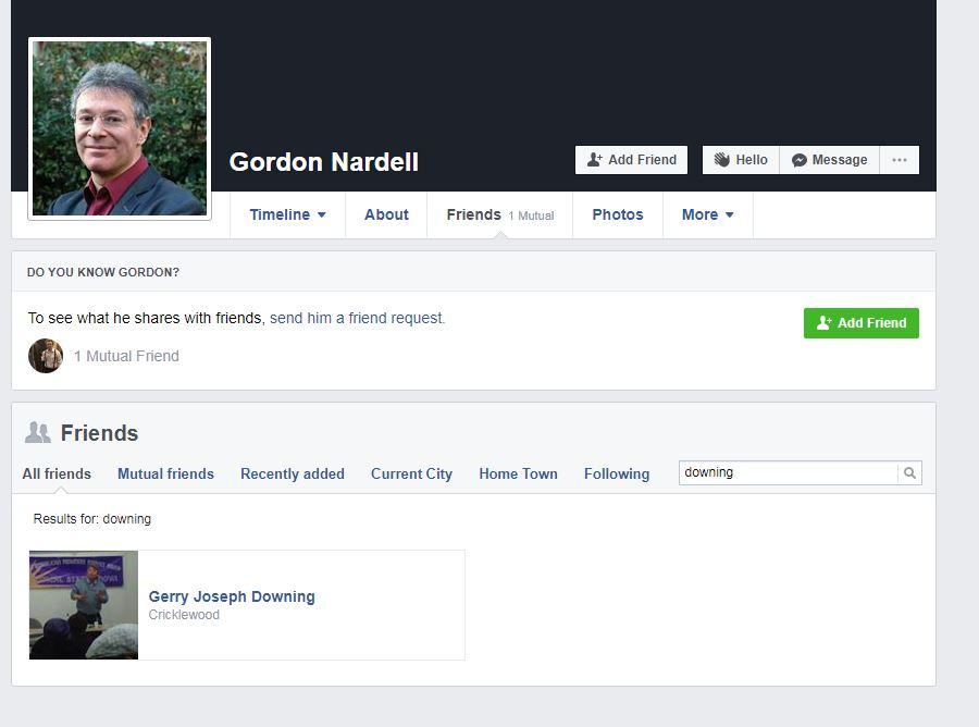  He was Facebook friends with activists accused of anti-Semitism such as Gerry Downing