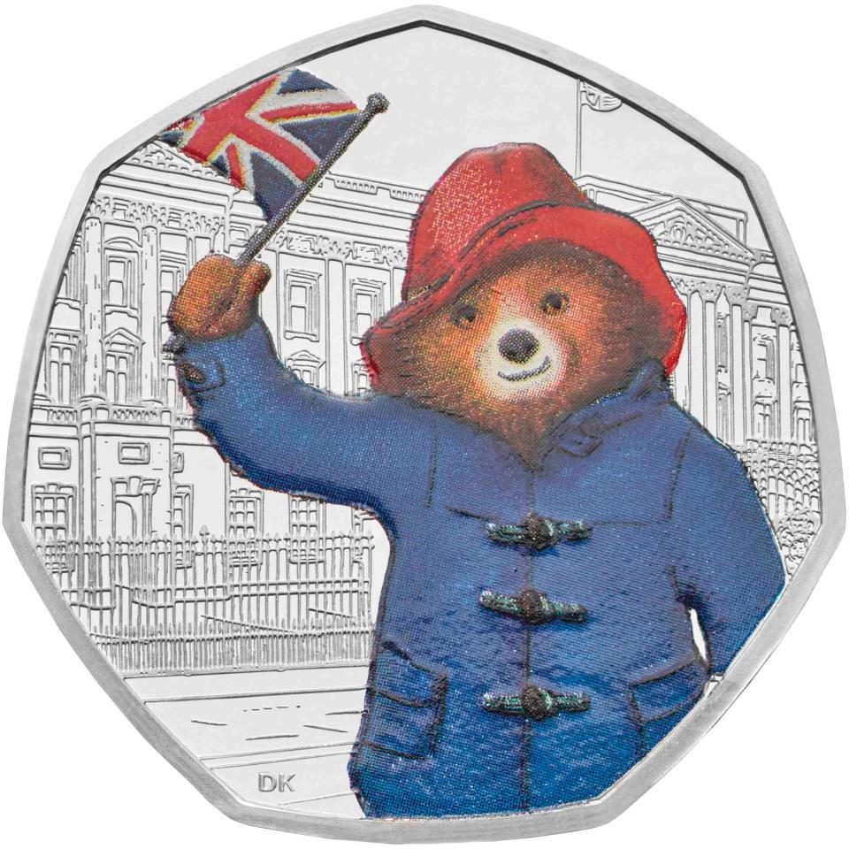  The new Paddinton Bear coin today unveiled by The Royal Mint