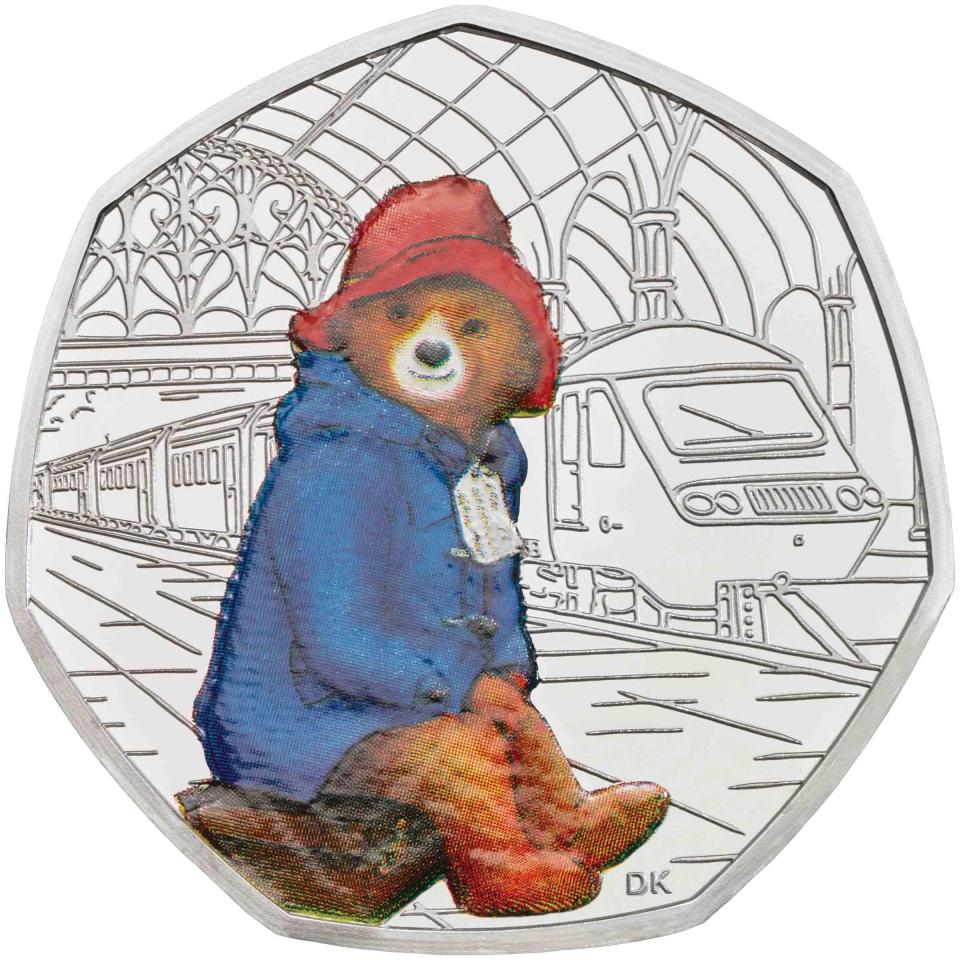  The second design in the Paddington Bear 50p series