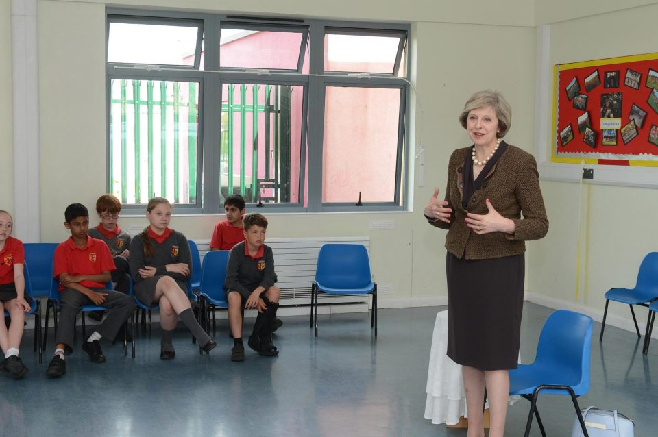  The school is in Theresa May's consistency