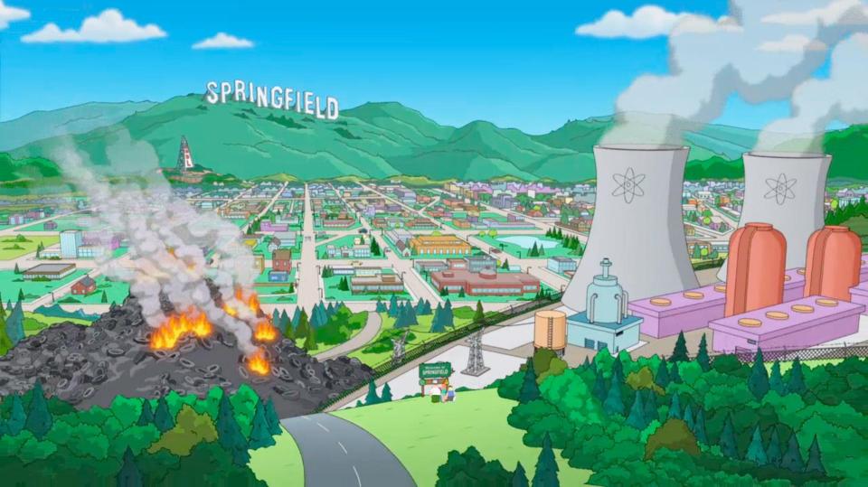  How did the town of Springfield get its name?