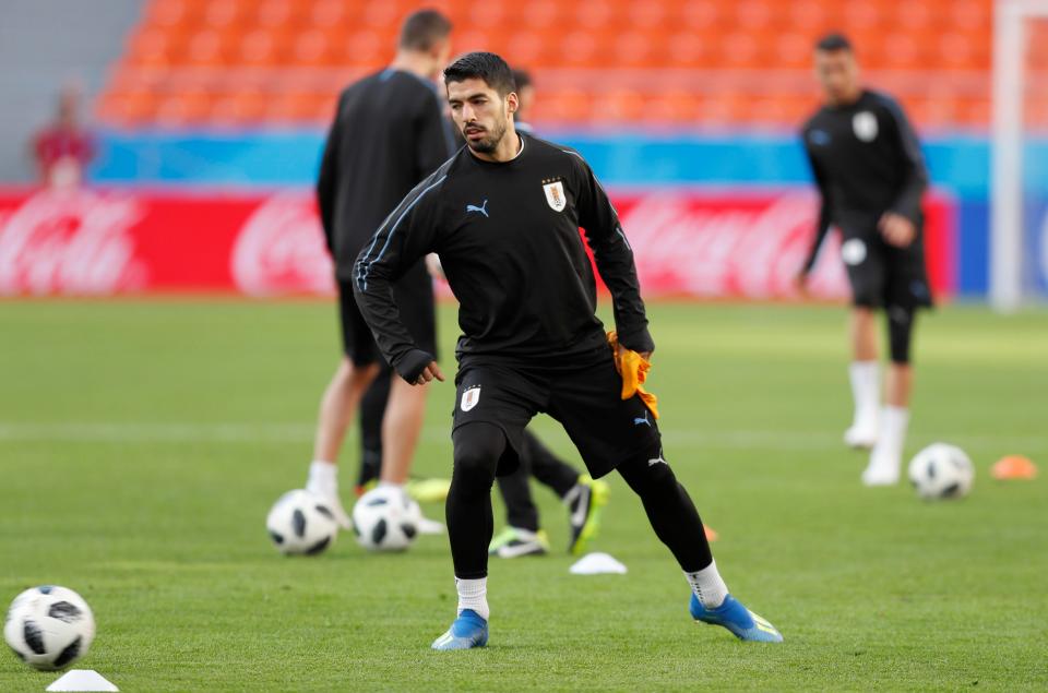  The Uruguay ace takes on Egypt, Russia and Saudi Arabia