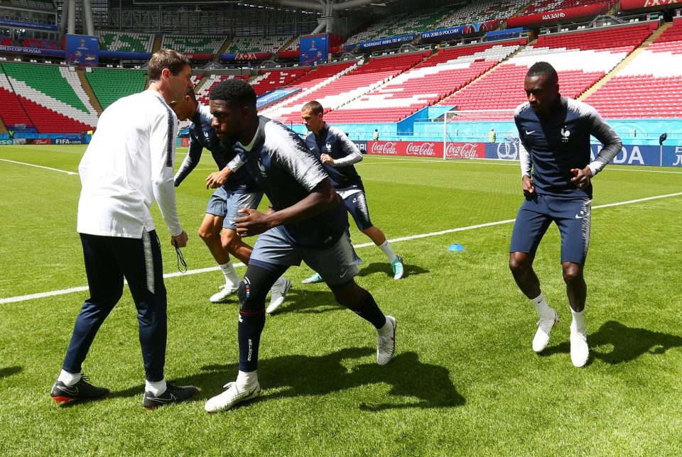  Samuel Umtiti is looking to fill the void left by Laurent Koscielny in the Les Bleus squad