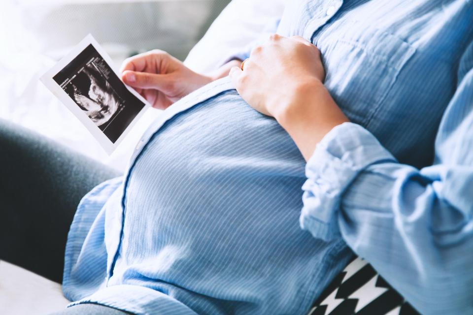  You'll be given a black and white image of your growing baby to take home following your scan