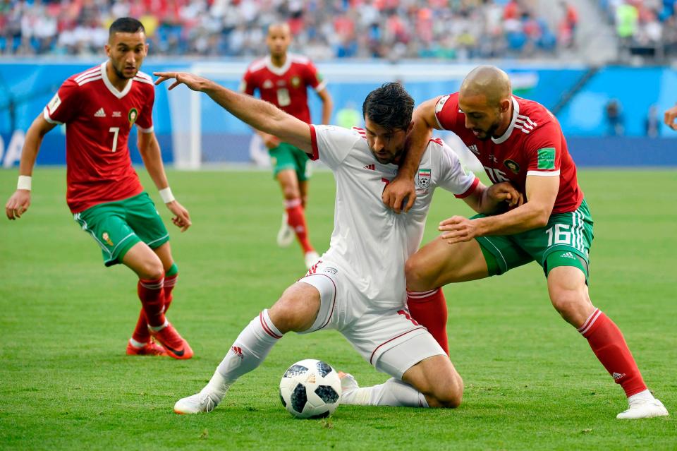 Morocco were heartbroken at the final whistle