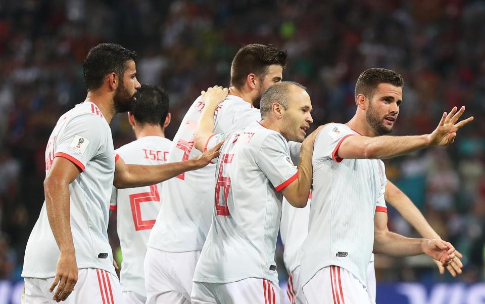  Spain drew to Portugal in their opening World Cup fixture