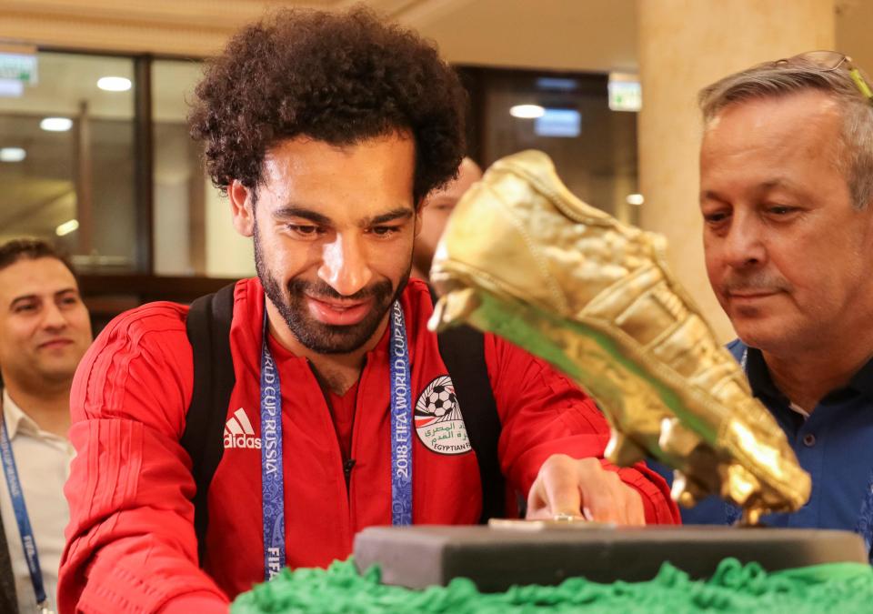  Mo Salah got an extra special birthday treat at the team hotel