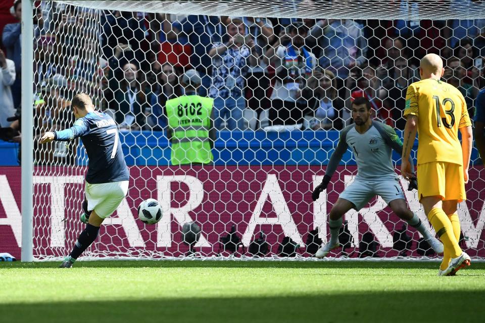 Antoine Griezmann coolly converted his second-half penalty to make it 1-0