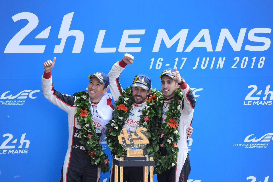  Fernando Alonso wins Le Mans with Toyota