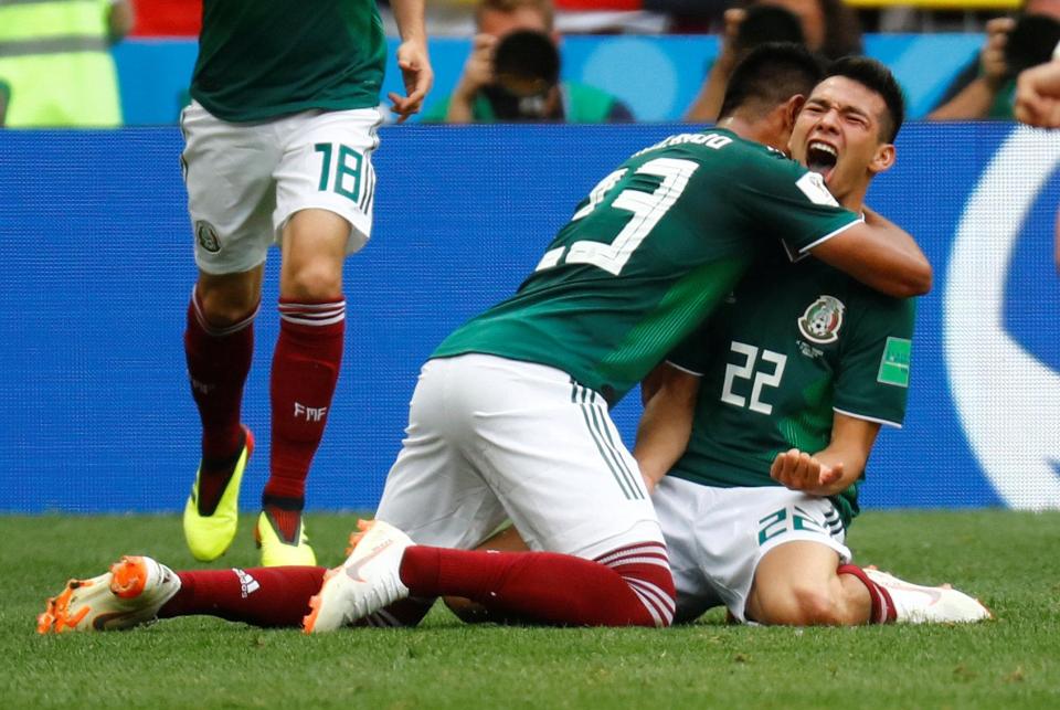  Mexico City felt an EARTHQUAKE after Hirving Lozano scored the opening goal against Germany