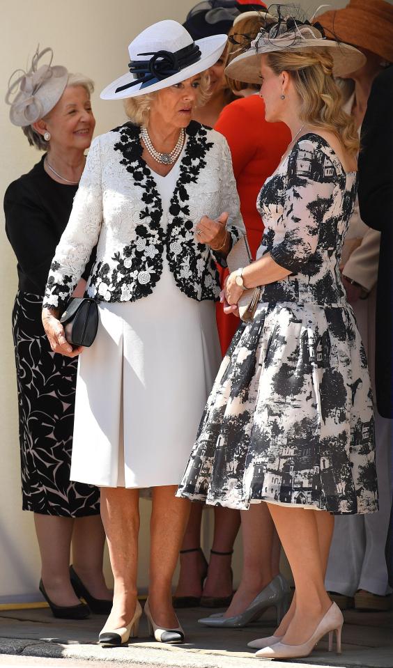  Britain's Camilla, Duchess of Cornwall and Britain's Sophie, Countess of Wessex were also at today's event