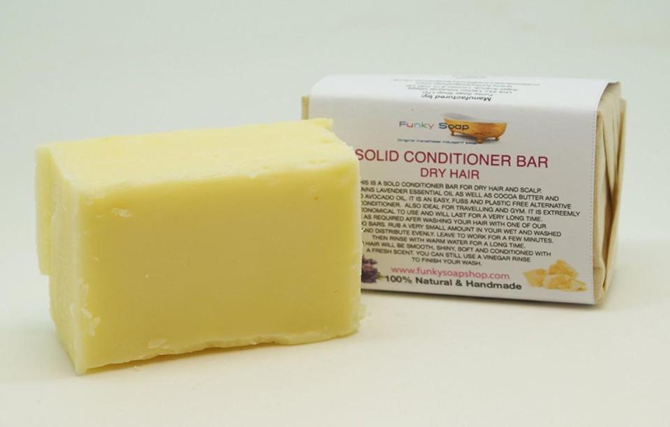 Conditioner can now be bought in solid bars instead of liquid form too 