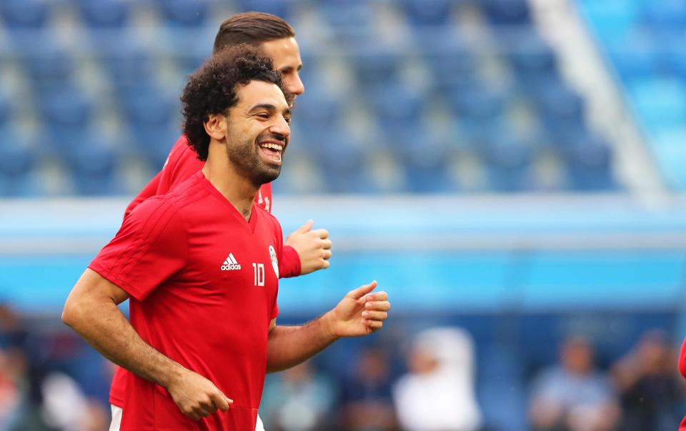  Mo Salah has been battling back to fitness following a shoulder injury