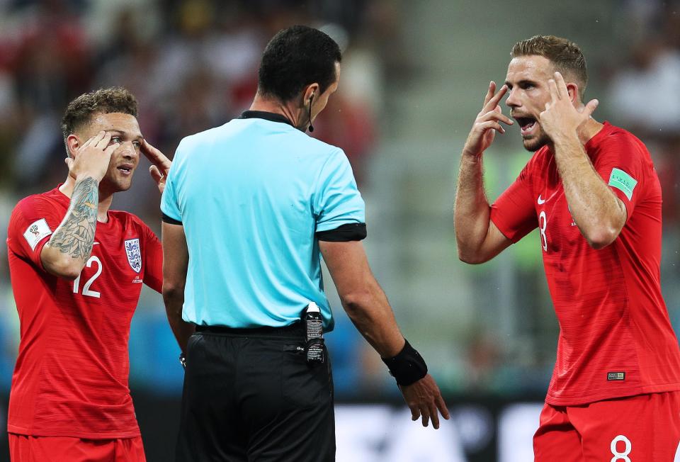 England were left frustrated as decision after decision went against them