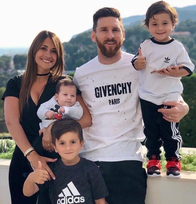 This was the photo Lionel Messi's wife Antonella Roccuzzo shared to her Instagram account in a show of support for her man