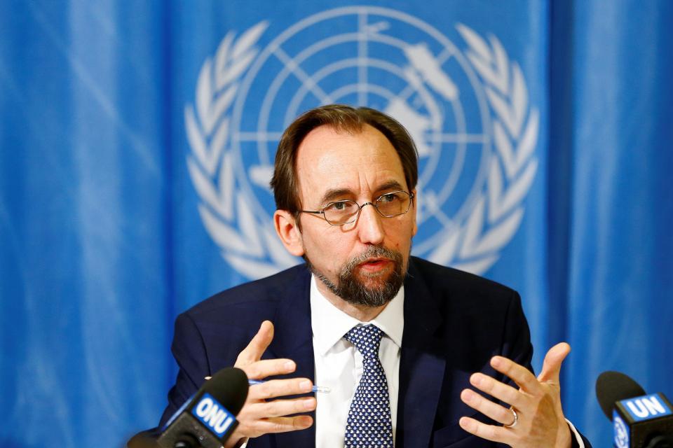  The UN human rights commissioner, Zeid Ra'ad Al Hussein, said it was 'disappointing, if not really surprising, news'