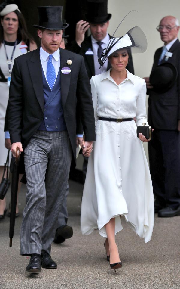  Meghan also wore Givenchy for her first appearance at Royal Ascot