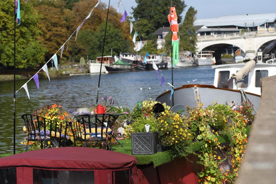  A retired businessman was driven to distraction by people in noisy nearby houseboats