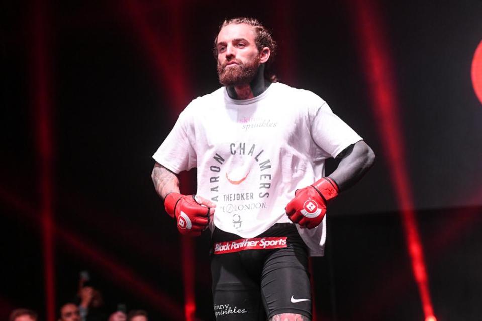  Aaron Chalmers is building a reputation for himself with four wins from four in MMA