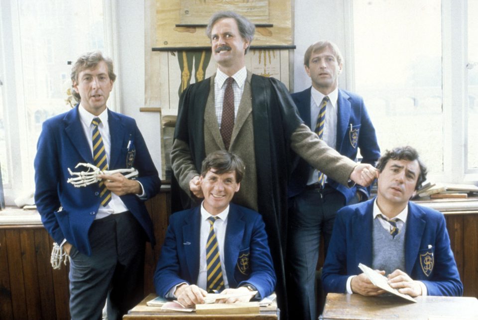  John Cleese and Eric Idle began their successful TV careers while studying at Cambridge in the university's theatre group Footlights