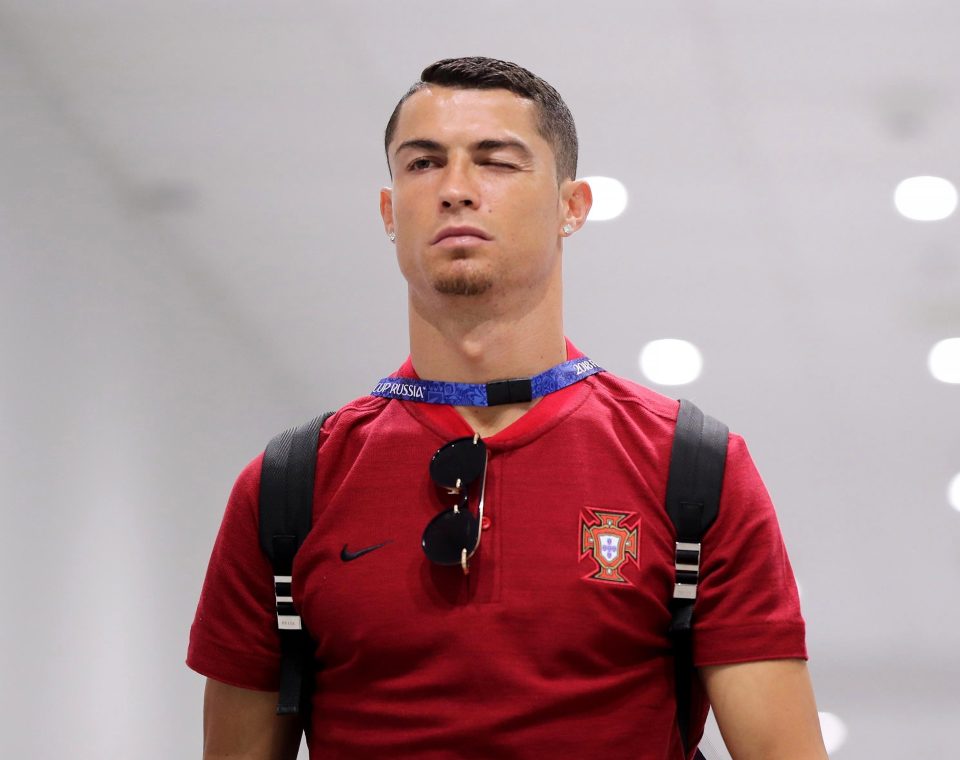  Cristiano Ronaldo showed off a new goatee for Portugal vs Morocco today