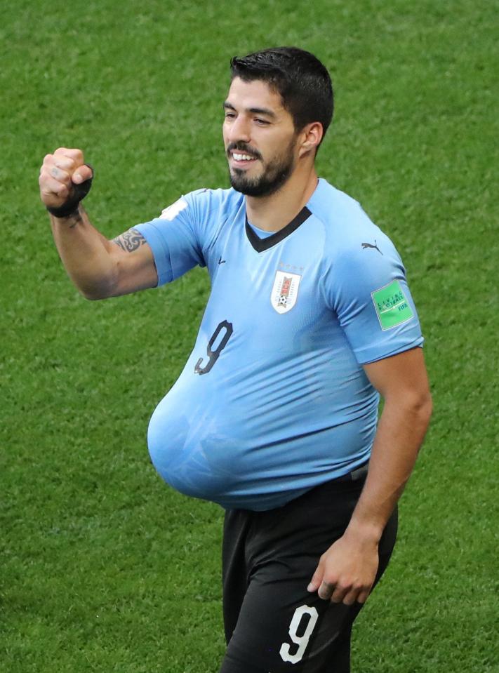  Luis Suarez finally got his World Cup campaign underway with a first-half strike