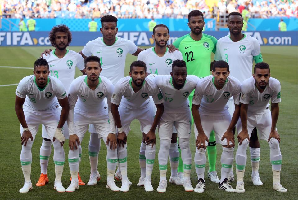  Saudi Arabia lost 5-0 to Russia on the opening day of the World Cup