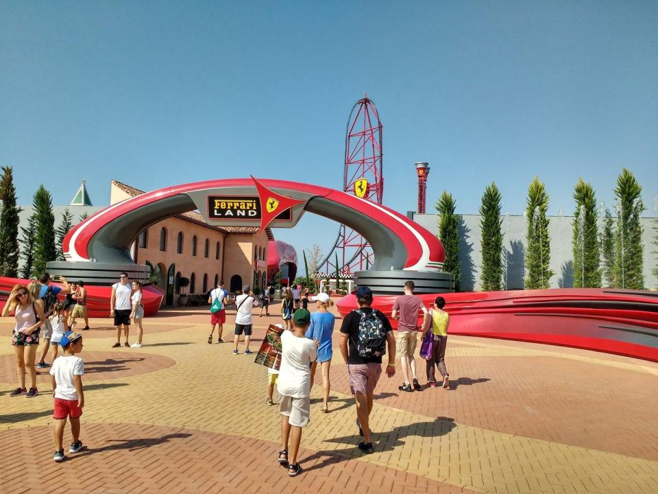  Safety is paramount at Ferrari Land in Portaventura a family theme park in Spain