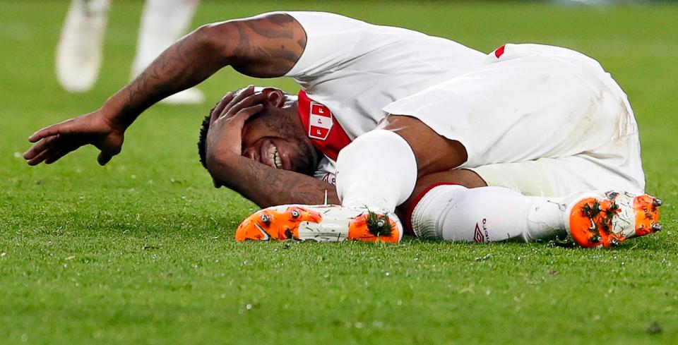  Peru forward Jefferson Farfan will miss Tuesday's Australia clash after a training ground injury