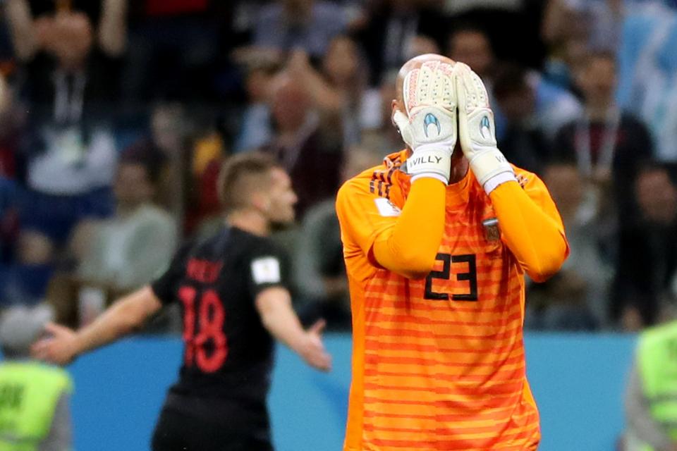 The Argentina goalkeeper received numerous vile threats after his blunder against Croatia last week