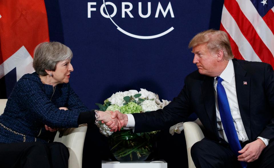  Mr Trump will be meeting Theresa May in the UK before jetting off to meet Putin