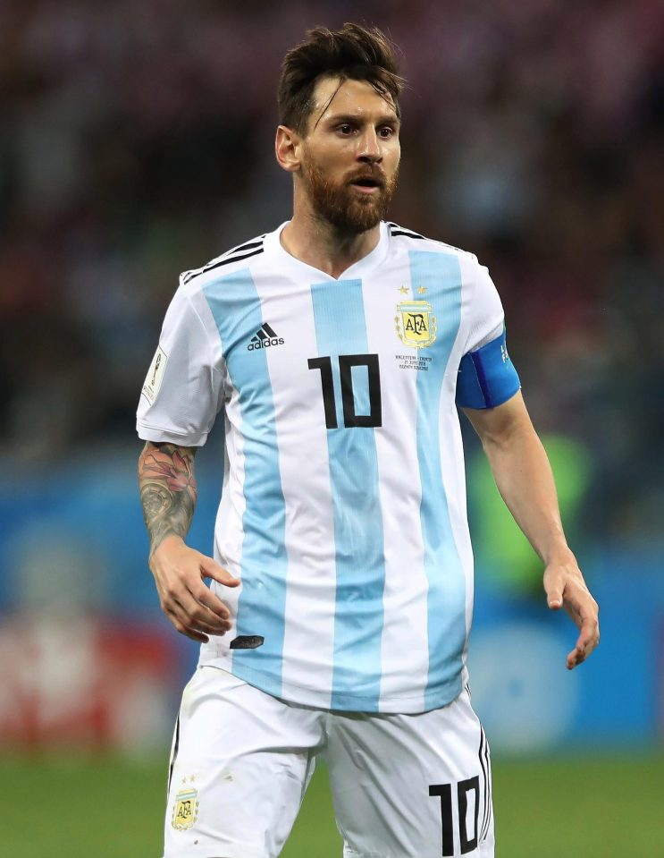  Argentina and the team captain Lionel Messi are now on the brink of crashing out of the tournament